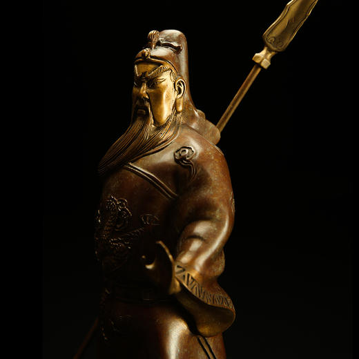 宇达青铜全铜摆件《武圣》铜工艺品 关公礼品  家居装饰摆件 商品图3