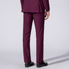 罗蒙西裤男秋装修身款纯色简约商务通勤上班职业男长裤子 商品缩略图4
