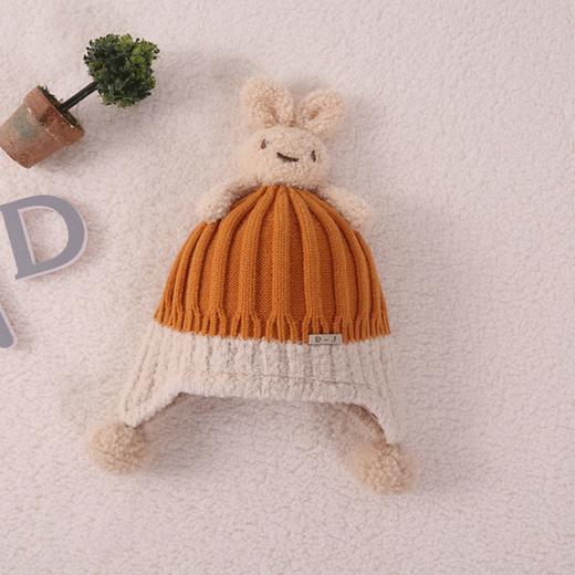 【给宝宝最温暖的呵护】儿童针织帽秋冬毛线时尚韩版帽男宝宝保暖护耳潮网红帽子 商品图7