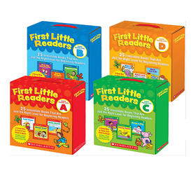 【宝莉爹书单·3-8岁必读】First Little Readers level 学乐小读者系列 ABCDEFGH 132册合售 【配家长指导手册，赠送A-F盒子音频+部分动画】