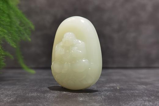 【御珠宫坊】羊脂白玉佛挂件 商品图4