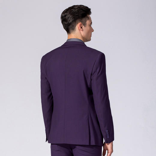 【人气爆款】西装男外套秋装时尚修身商务休闲通勤小西装单西服男 商品图7