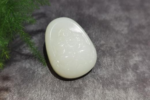 【御珠宫坊】羊脂白玉佛挂件 商品图3