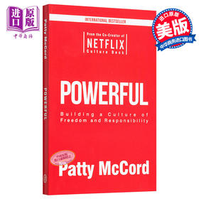 【中商原版】奈飞文化手册 英文原版 Powerful Patty McCord Missionday 奈飞前CHO帕蒂麦考德颠覆之作 企业管理类书 经营管理