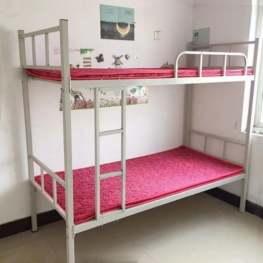 工地床加厚双层床上下床宿舍高低床员工上下铺铁木床公寓床双人床 学生宿舍专用 商品图0