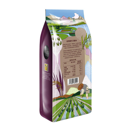中粮初萃 舒兰黑米1kg五谷杂粮 商品图6