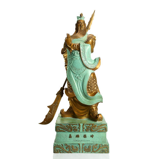 宇达青铜全铜摆件《义炳乾坤》铜工艺品 关公礼品  家居装饰摆件 商品图1