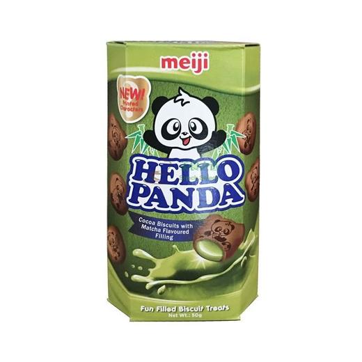 新加坡明治熊猫草莓巧克力奶油抹茶夹心饼干50g网红零食 商品图2