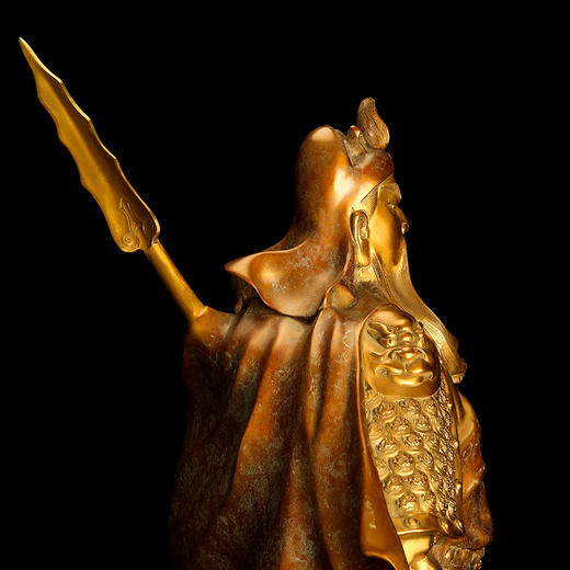 宇达青铜全铜摆件《忠信大义》铜工艺品 关公礼品 家居装饰摆件 商品图4