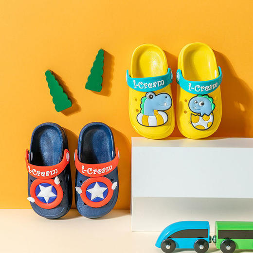 【服饰鞋包】儿童凉鞋新款夏季宝宝学步鞋1-5岁婴童小孩户外穿软底男童洞洞鞋 商品图2