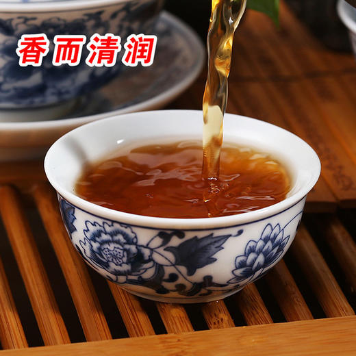 【食品酒水】黑茶湖南安化黑茶原叶金花手筑茯砖1000克金花茯茶1kg 商品图2