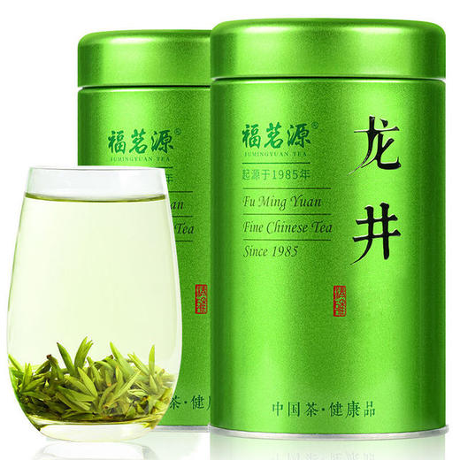 【食品酒水】2罐茶叶龙井绿茶新茶杭州龙井浓香型礼盒装罐装 商品图0