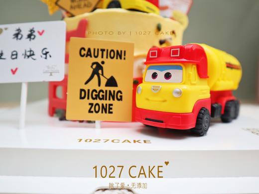 1027CAKE |  挖土机蛋糕 工程车 油罐车 商品图2