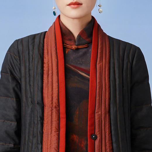 TANGY Collection/天意精品2021年秋冬新品撞色拼接（鹅绒）羽绒服 商品图3