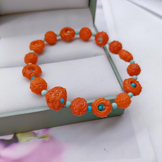 南红单圈手串 商品图1