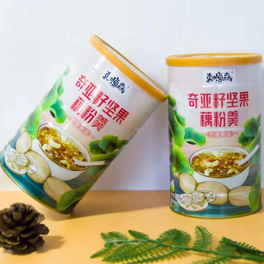 【8.9元桶】真嗨森奇亚籽坚果藕粉羹500g 商品图0