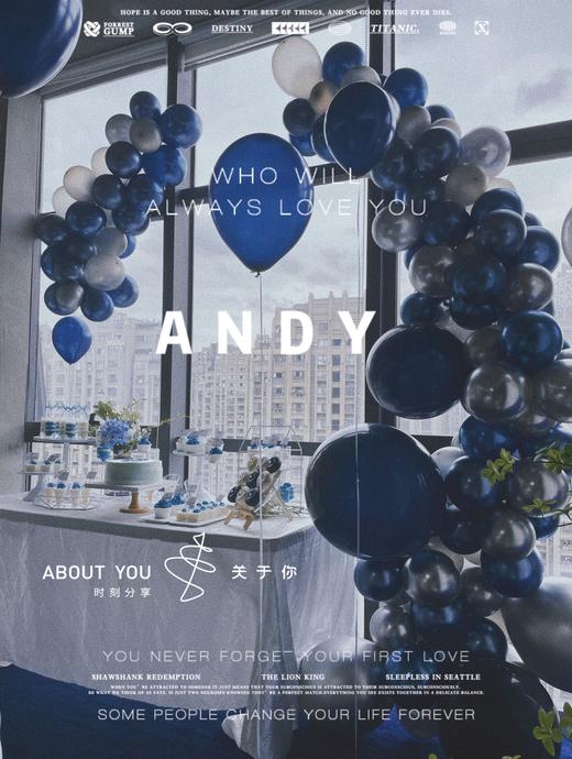 蓝色系开业甜品台   （具体搭配价格私信） 商品图5