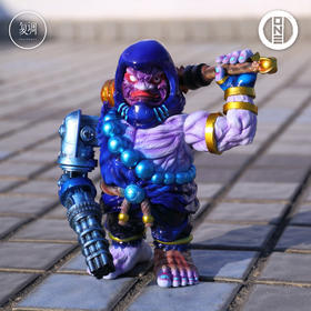 现货 壹工坊 蓝调达摩 搪胶潮玩 摆件 潮流玩具