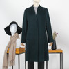 FOCALS福柯斯冬季新款修身中长款纯色羊毛羊绒大衣外套FYBDK750G7 商品缩略图0