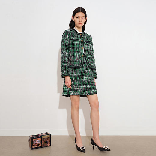 诗篇知性优雅小香风外套6C31310160 商品图1