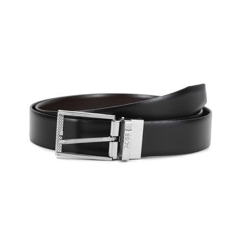 【国内现货】HUGO BOSS/雨果博斯 2021款 男士皮革针扣式双面皮带腰带 50408135 商品图1