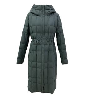 皮尔卡丹女装羽绒服简约白鸭绒通勤连帽中长款羽绒服P1489Y1406G0
