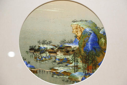 「苏绣」千里江山图（局部1） 商品图2