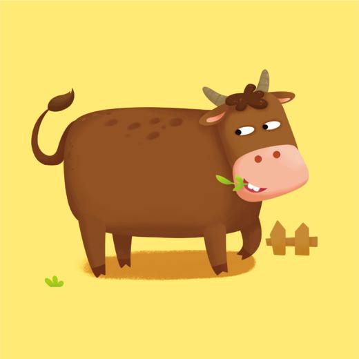1阶-动物认知：牛儿 商品图0