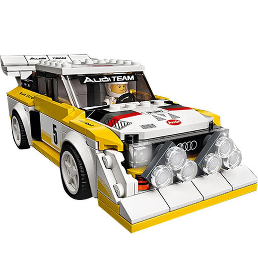乐高1985AudiSportquattroS1赛车76897 商品图3