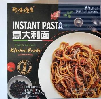 珍味夜市北美意大利面黑胡椒味215g 商品图0