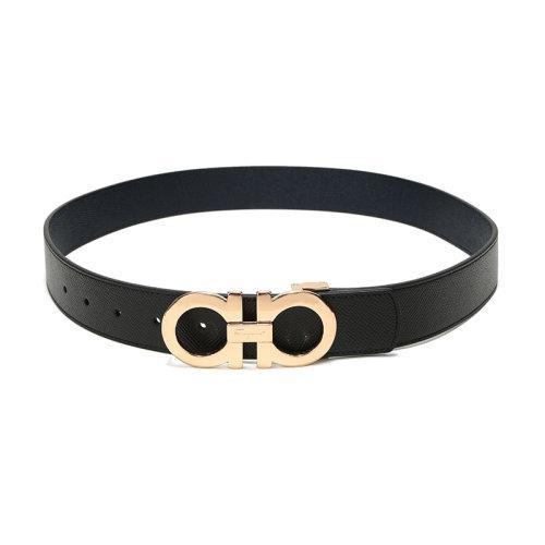 【现货秒发】Salvatore Ferragamo/菲拉格慕 男士牛皮板扣式双面皮带腰带 675542 商品图3