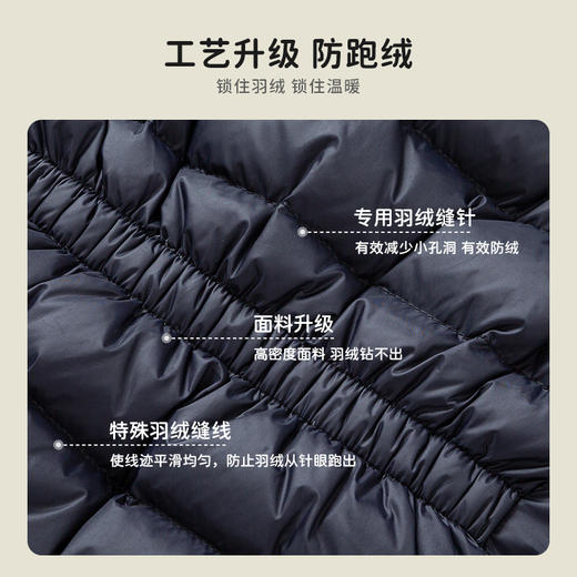 【小香风90白鹅羽绒服】21年秋冬新品女童羽绒服小香风保暖羽绒外套 商品图5