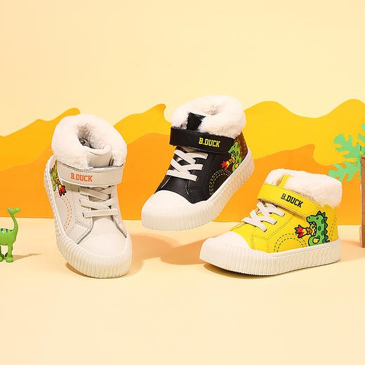 B.DUCK小黄鸭童鞋冬季板鞋22-30 B5283062 商品图0
