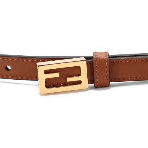 【国内现货】FENDI/芬迪 2021款 女士牛皮板扣式双绕式皮带腰带 8C0637 AAIW 商品图9