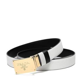 【现货秒发】PRADA/普拉达 女士腰带 牛皮板扣式双面皮带 1CC375 2CJO F0G3Z