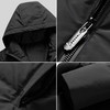 【新款DTH】大依优型大码白鸭绒连帽羽绒服短款加肥加大外套休闲胖子大码男上衣 商品缩略图4