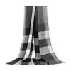 【国内现货】BURBERRY/博柏利 男女通用款中调灰色格纹羊绒围巾 39997101 商品缩略图1