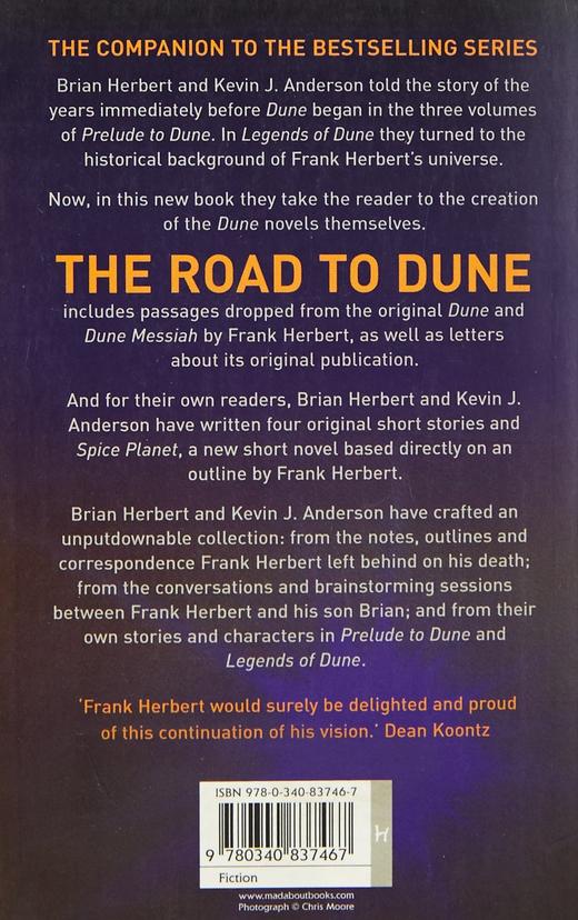 沙丘之路 英文原版 The Road to Dune 沙丘宇宙世界观资料汇编 商品图1