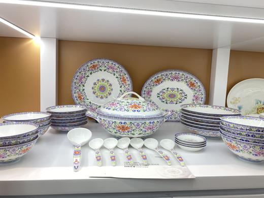 华光国瓷36头餐具 红粉仕家（新） 商品图2