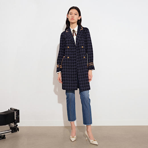 诗篇时尚复古个性长风衣6C31307048 商品图1