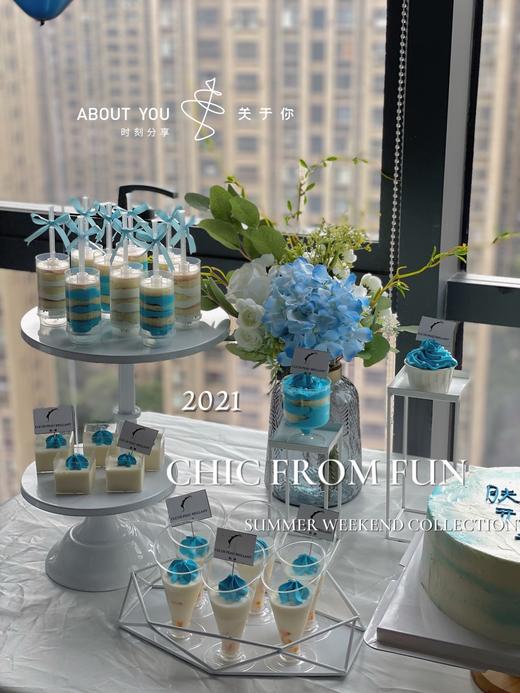 蓝色系开业甜品台   （具体搭配价格私信） 商品图1