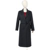 FOCALS福柯斯冬季新款修身中长款纯色羊毛羊绒大衣外套FYBDK823AN 商品缩略图4