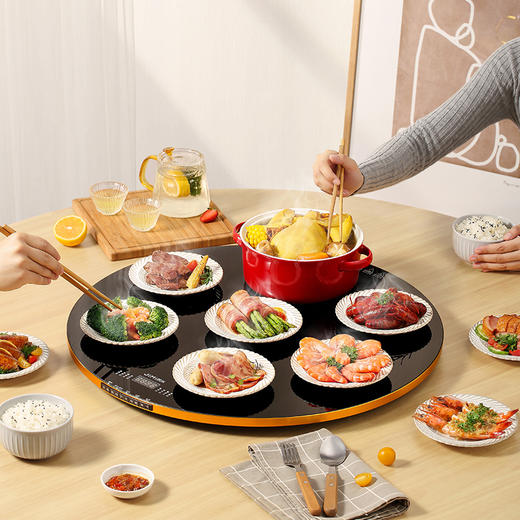 已下架】预售 | 告别冷饭菜 | JIMI积米 智能暖菜板数显圆款JM6060 [福利品] 商品图3