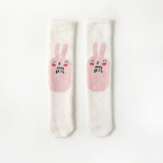 【3双装 蓬松柔软 加厚保暖】A类新款秋冬宝宝袜子加厚貂绒儿童长筒袜婴儿长袜男童女童婴童袜 商品图10