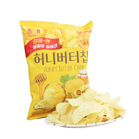 卡乐比韩国海太蜂蜜黄油土豆薯片向往的生活张艺兴同款网红薯片60g