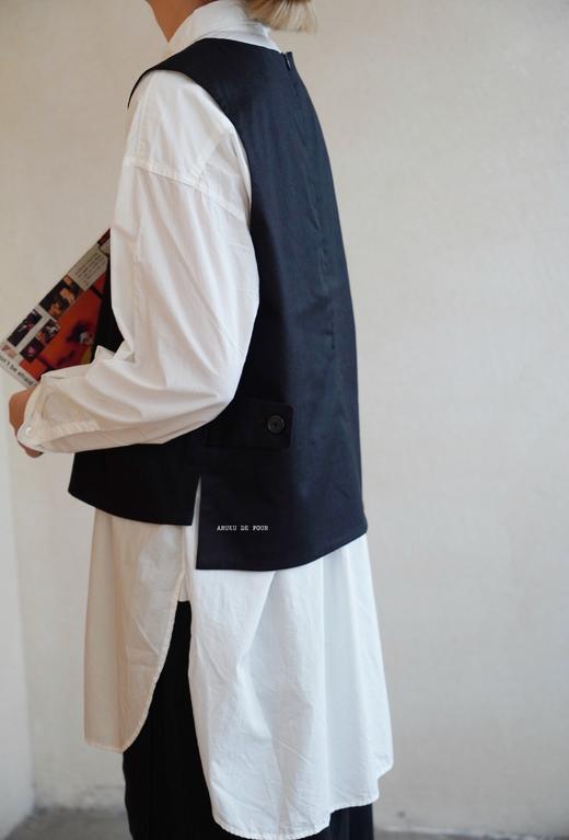 （4折）Le minor棕色/浅卡其/黑叠穿背心 商品图11