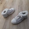 微瑕疵轻微色差，bb402冬季牛皮绒里板鞋兔毛边女棉鞋 商品缩略图11