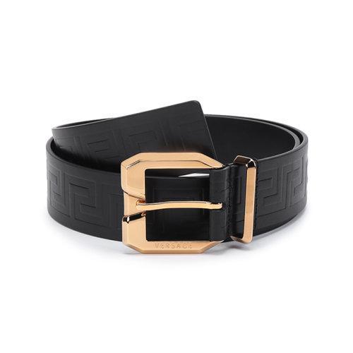 【国内现货】VERSACE/范思哲 2021款 男士牛皮革针扣式皮带腰带 1001065 1A00723 商品图1