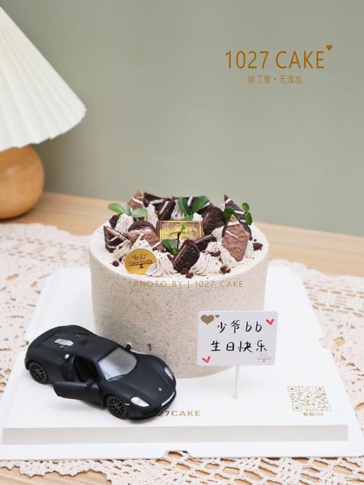 1027 Cake |  跑车主题 黑色保时捷918 海盐奥利奥 商品图0