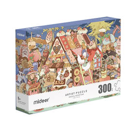 弥鹿mideer艺术家礼盒拼图-神奇甜品铺